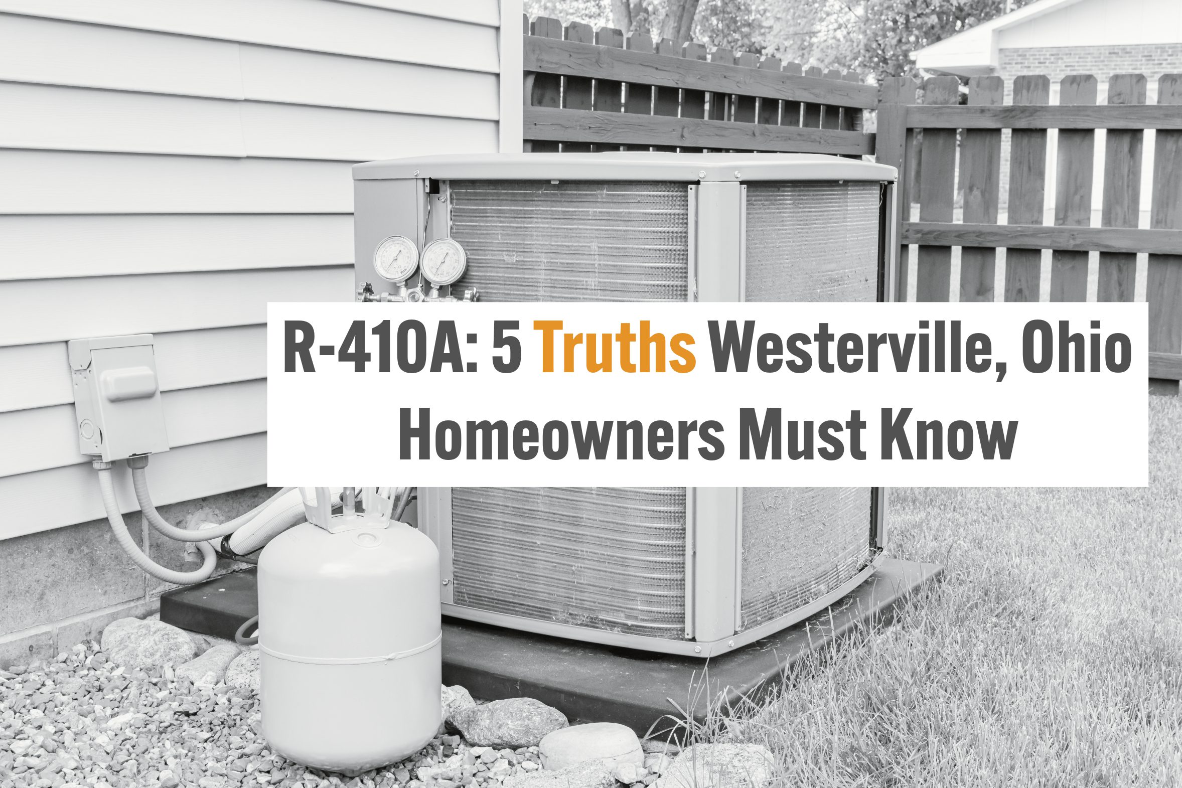 Westerville, Ohio HVAC blog on R-410A refrigerant and its phase-out.
